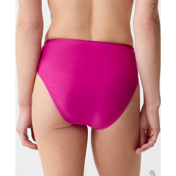 J. Crew High-Rise Full-Coverage Bikini Bottom - Picture 2 of 8